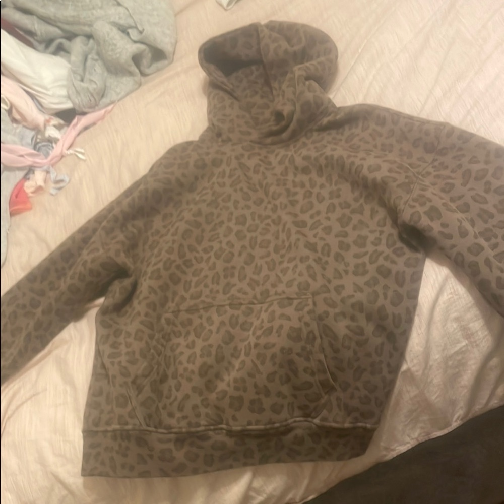Leopard Print Hoodie